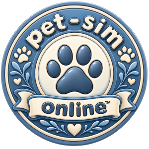 Pet Sim Online virtual pet game logo